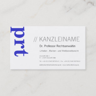 Tarjeta De Visita profesional moderno