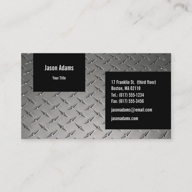 Tarjeta De Visita Profesional | Moderno (Anverso)