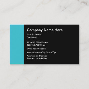 Tarjeta De Visita Profesional moderno