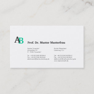 Tarjeta De Visita profesional moderno
