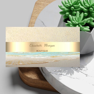 Tarjeta De Visita Profesional Moderno ,Confeti Dorado,Raya