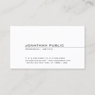 Tarjeta De Visita Profesional Moderno Creativo Sleek Plain Guay