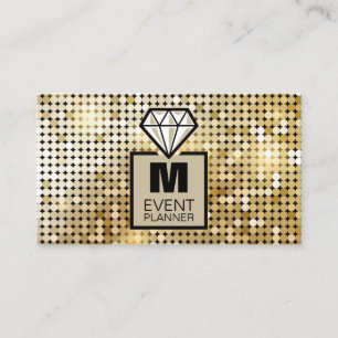 Tarjeta De Visita Profesional moderno del planificador de eventos