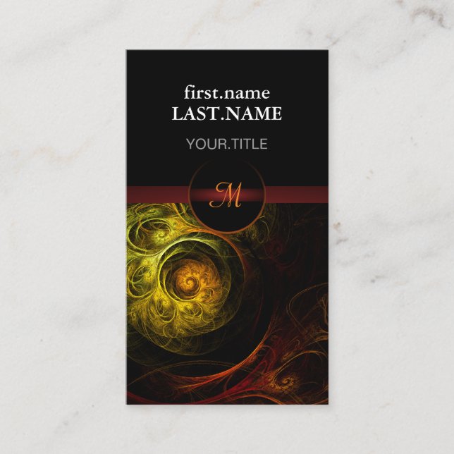 Tarjeta De Visita Profesional Moderno Elegante Guay Sunrise Floral (Anverso)