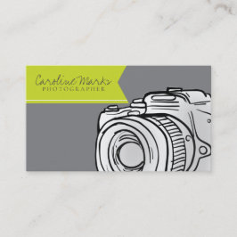 Tarjeta De Visita Profesional moderno en fotografía