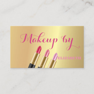 Tarjeta De Visita Profesional Moderno Femenino, Labial, Negro