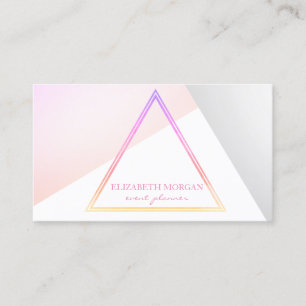 Tarjeta De Visita Profesional Moderno Geométrico Elegante
