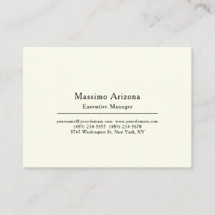 Tarjeta De Visita Profesional Moderno Minimalista Sencillo