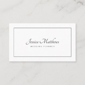 Tarjeta De Visita Profesional moderno mínimo elegante de la