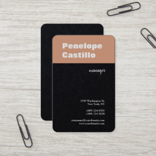 Tarjeta De Visita Profesional Moderno Simple Elegante