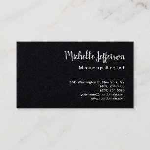 Tarjeta De Visita Profesional moderno y negro premium