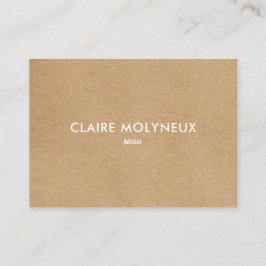 Tarjeta De Visita Profesional moderno y sencillo