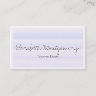 Tarjeta de visita profesional Pale Blue Modern