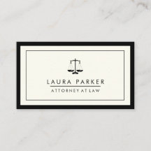Tarjeta de visita profesional para abogado 