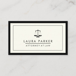 Tarjeta de visita profesional para abogado