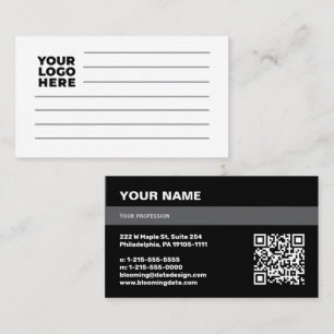 Tarjeta de Visita Profesional para Emprendedores