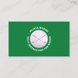 Tarjeta de visita profesional para instructora de