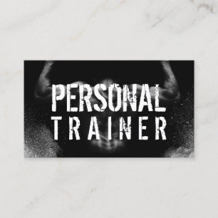 Tarjeta De Visita Profesional personal del Bodybuilder del
