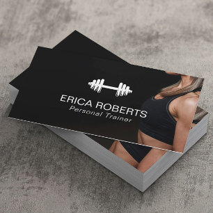 Tarjeta De Visita Profesional personal del instructor del chica de