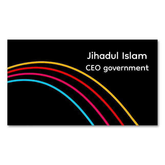 Tarjeta de visita profesional personalizada (Anverso)