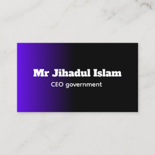 Tarjeta de visita profesional personalizada