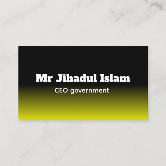 Tarjeta de visita profesional personalizada (Anverso)