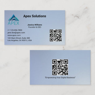 Tarjeta De Visita Profesional Personalizado Moderno Minimalista con 