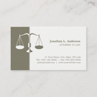 Tarjeta de visita profesional procurador/abogado