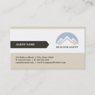 Tarjeta de visita profesional Realtor