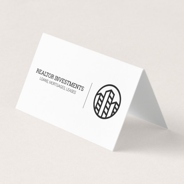 Tarjeta De Visita Profesional | Realtor Investor (Anverso)