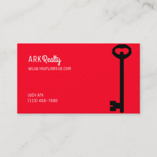 Tarjeta de visita profesional Realtor Real Estate