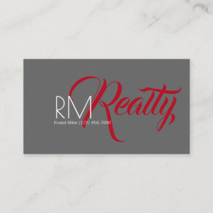 Tarjeta de visita profesional Realtor Real Estate