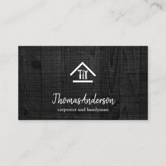 Tarjeta De Visita Profesional Reparación Moderna de Hogar Mano de Ob
