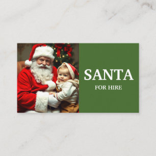 Tarjeta De Visita Profesional Santa Verde a Domicilio Foto