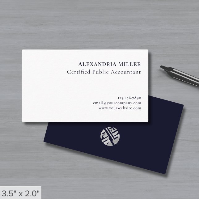 Tarjeta De Visita Profesional sencillo y elegante (Subido por el creador)
