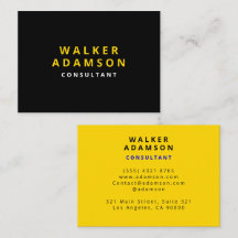 Profesional Simple Luxury Gold & Black