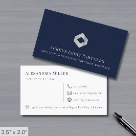 Tarjeta De Visita Profesional simple y elegante