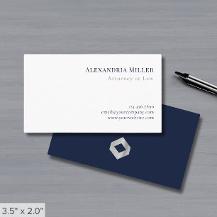 Tarjeta De Visita Profesional simple y elegante