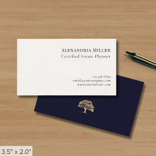 Tarjeta De Visita Profesional simple y elegante