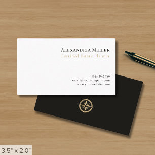 Tarjeta De Visita Profesional simple y elegante