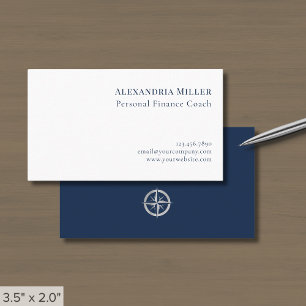 Tarjeta De Visita Profesional simple y moderno