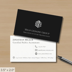Tarjeta De Visita Profesional simple y moderno