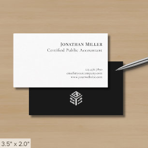 Tarjeta De Visita Profesional simple y moderno