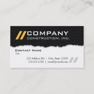 Tarjeta de visita profesional temática del