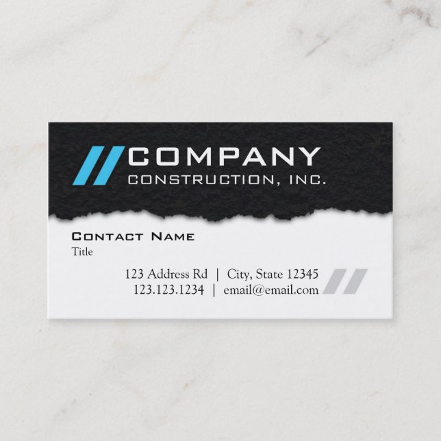 Tarjeta de visita profesional temática del (Anverso)