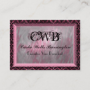 Tarjeta de visita profesional única del pétalo de