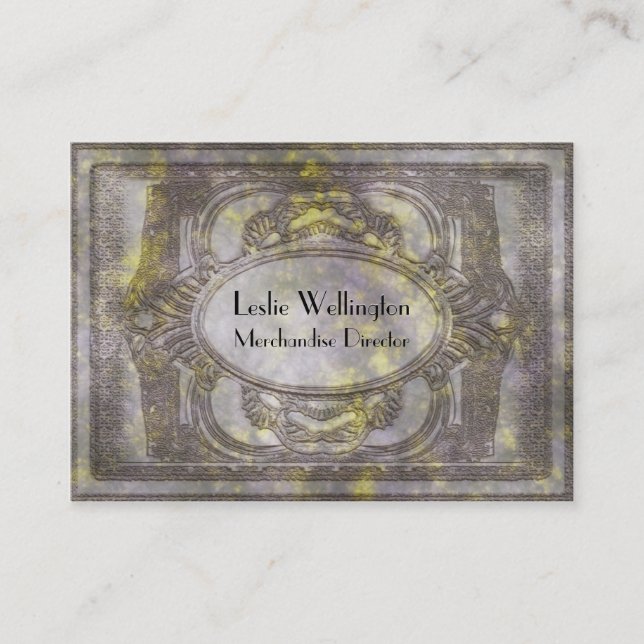 Tarjeta De Visita Profesional único bohemio de Halmorte (Anverso)