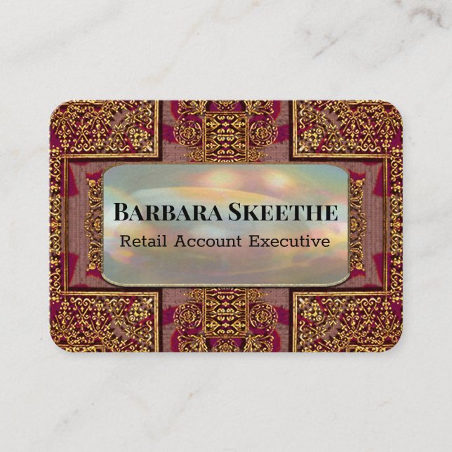 Tarjeta De Visita Profesional único hermoso de McKintz (Anverso)