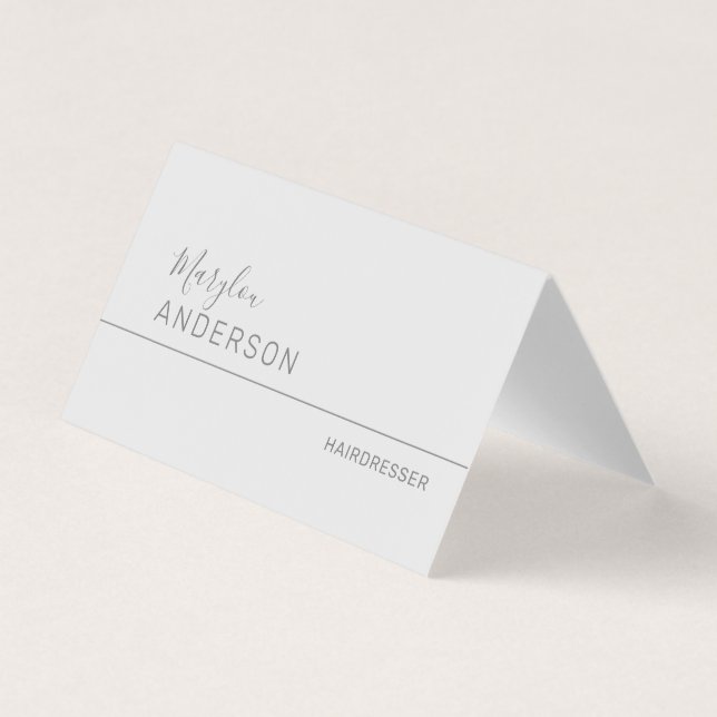 Tarjeta De Visita Profesional - UNISEX (Anverso)