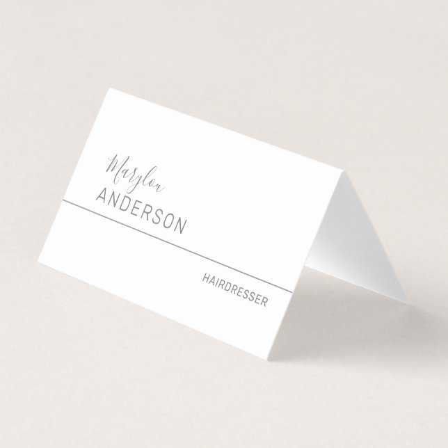 Tarjeta De Visita Profesional - UNISEX (Anverso)